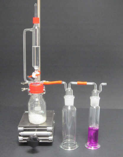 Kompakt- gasudvikler med Duran laboratorieflaske-4150