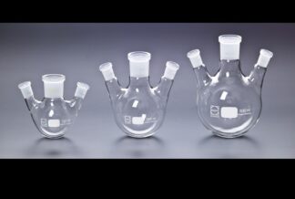 Tre-halset kolbe med skrå side halse lavet af Duran glas 500 ml-0