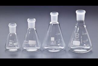 Erlenmeyer-kolbe 50 ml af borosilikatglas med NS 14,5-0