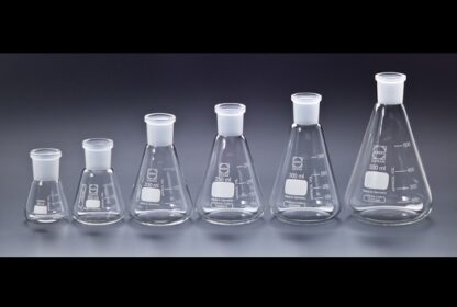 Erlenmeyer-kolbe 50 ml af borosilikatglas med NS 14,5-4323