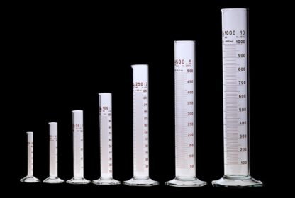 Målecylinder i Borosilikatglas, varianter fra 10 ml til 1000 ml, -0