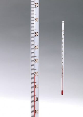 Elev termometer 0-100 °C, rød fyldning-0