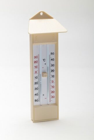 Minima-maxima termometer kunststof, -35 til +50 °C-0