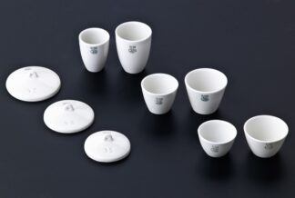 Smeltedigel af porcelæn, medium højde form-0