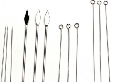 Indsatsbare nåle: præparerings nål lancet-formet, Pakke med 10 stk-0