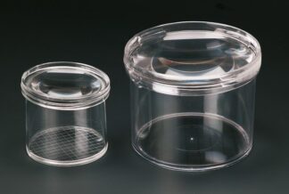 Flaske lup med mm-gitter, diameter 83mm, Vergr.4x, indhold 150ml-0