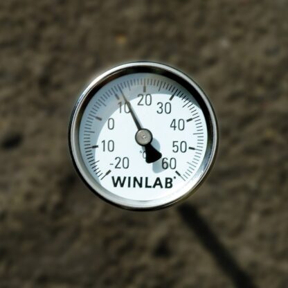 Jord Termometer, -20 til +55 ° C, 300 mm skaft længde-12513