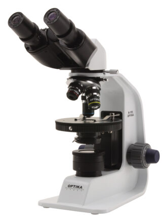 Binokular polariserings mikroskop, 400x, rundt bord-0