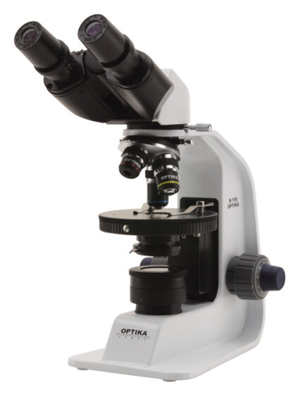 Binokular polariserings mikroskop, 400x, rundt bord-0