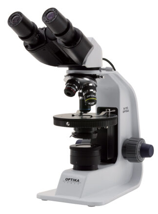 Binokulært polariserings mikroskop rundt bord, med automatisk lys kontrol-0