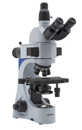 Trinokulært LED fluorescens mikroskop, B filtersæt-0
