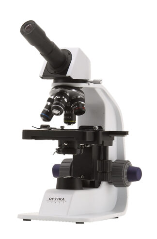 Monokulært mikroskop, 600x, krydsbord-0