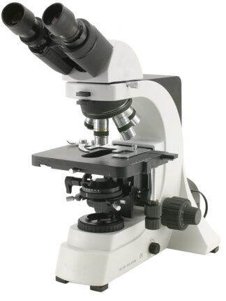 Binokulært mikroskop, Plan objektiver 4x, 10x, 40x, 100x, X-LED-belysning-0