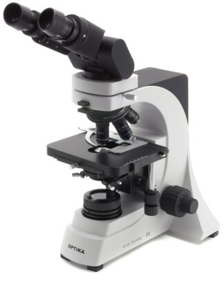 Binokulært mikroskop, ERGO hoved, Plan objektiver 4x, 10x, 40x, 100x, X-LED-belysning-0