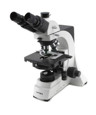 Trinokulært mikroskop, IOS Phase kontrast Plan objektiver 10x, 20x, 40x, 100x, X-LED-belysning-0