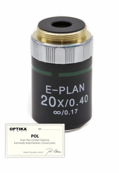 Objektiv E-PLAN IOS POL 20x / 0,40-0