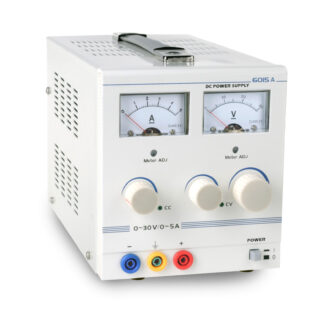 Stabiliseret strømforsyning 0-30V / 0-5A analog-0
