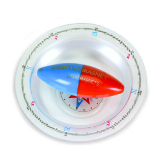 Kompasmagnet med plascik skål-0