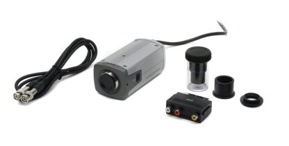 TV videomicroscopy-system, 420 tv-linjer (med adapter linse til okular)-0